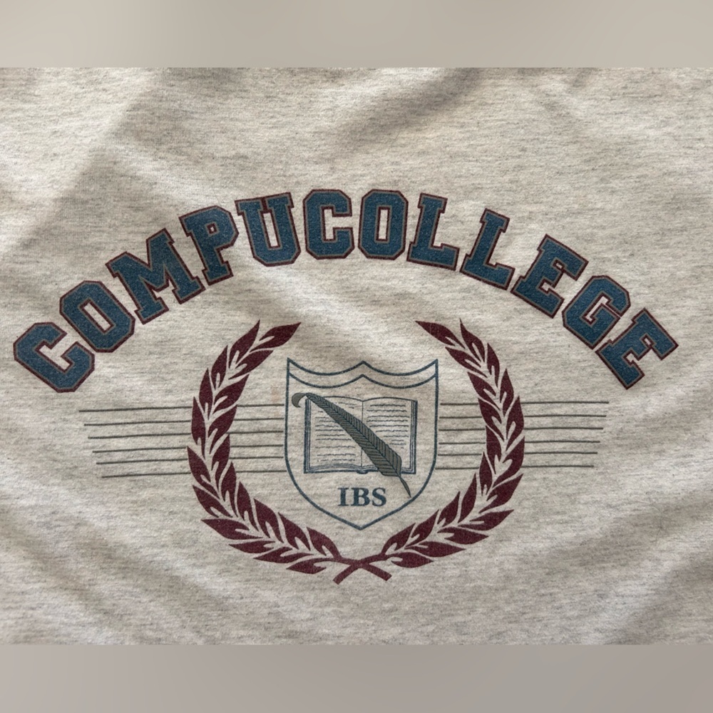 1990s Compucollege Vintage Graphic Tee XL - Picture 2 of 5